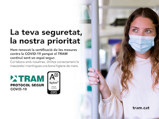 El Tranv�a de Barcelona obtiene valoraciones similares a las de 2019
