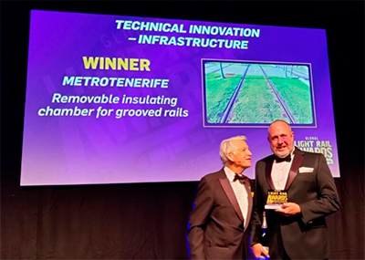 Premio a la Innovaci�n T�cnica del A�o para Metrotenerife