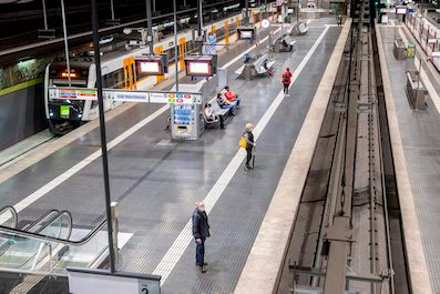 FGC renueva la v�a en un tramo de la l�nea Barcelona-Vall�s