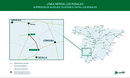 Licitadas las obras para suprimir el bloqueo telef�nico entre Zafra y Los Rosales
