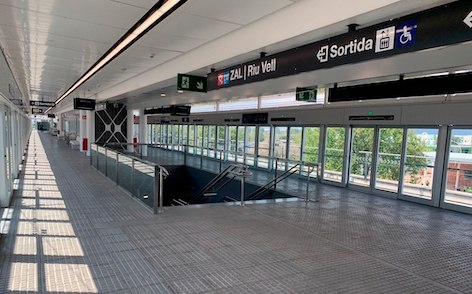 El domingo entran en servicio tres nuevas estaciones de la l�nea 10 Sud de Metro de Barcelona