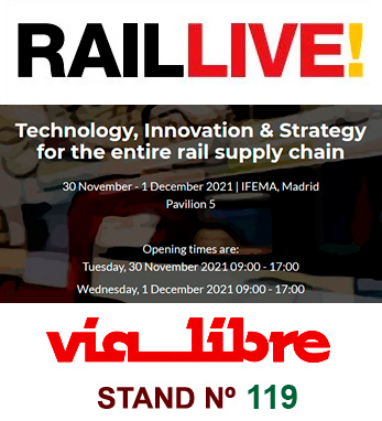 Madrid acoge el congreso y exposici�n comercial Rail Live 2021