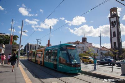 El tranv�a de Tenerife supera los 12 millones�y medio de pasajeros en 2021