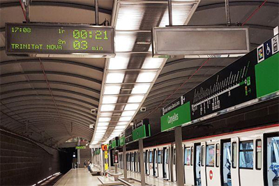 El transporte p�blico del �rea de Barcelona alcanz� los 718 millones de viajes en 2021