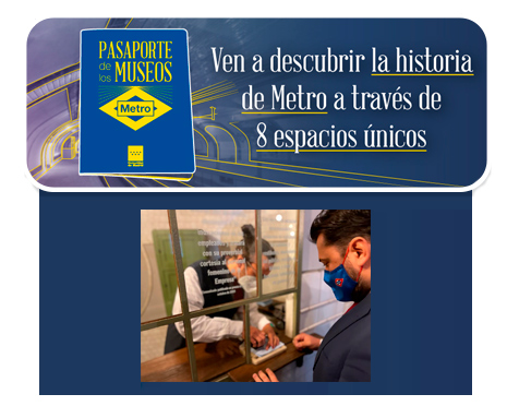 Pasaporte de los Museos de Metro de Madrid para facilitar las visitas a sus espacios históricos