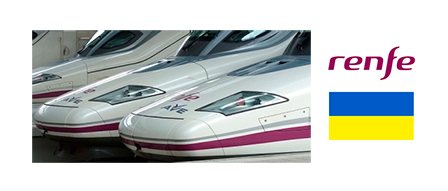 Los trenes de Renfe, gratuitos para los refugiados de Ucrania 