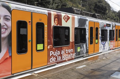 FGC pone en marcha el “Tren de la Igualdad” en las líneas Barcelona-Vallès y Llobregat-Anoia