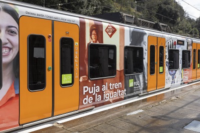 FGC pone en marcha el �Tren de la Igualdad� en las l�neas Barcelona-Vall�s y Llobregat-Anoia