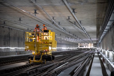 Adjudicados el mantenimiento y la renovación de vía del Túnel del Canal de la Mancha