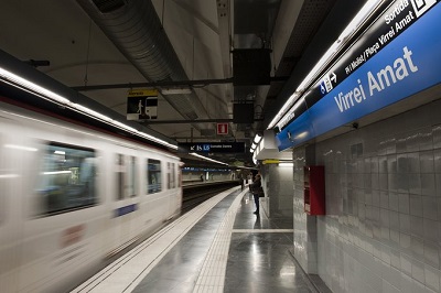 Corte del servicio en abril en parte de la l�nea 5 de metro de Barcelona por obras 