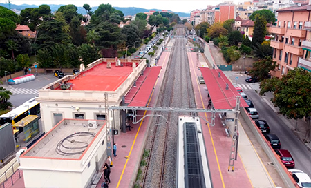 Adjudicados los aparatos de v�a para las obras de integraci�n del ferrocarril en Sant Feliu de Llobregat