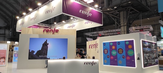 Renfe se mantiene como transporte ferroviario oficial de Fira de Barcelona