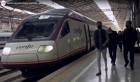 Inaugurado el nuevo servicio Avant Granada-Málaga