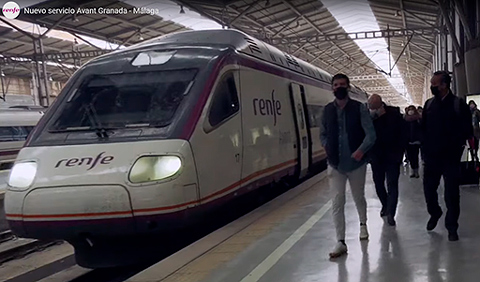 Inaugurado el nuevo servicio Avant Granada-M�laga