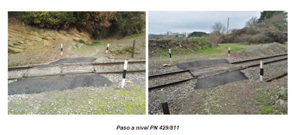 Licitadas las obras de supresión de cuatro pasos a nivel en el término municipal de Lugo