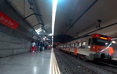 A licitaci�n la reforma de los andenes de la estaci�n de Arc de Triomf de cercan�as de Barcelona