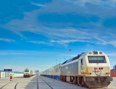 El tr�fico ferroviario del Puerto de Algeciras crece un 133 por ciento en lo que va de a�o