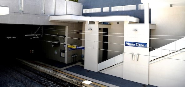Reapertura de un tramo del anillo ferroviario de Roma, tras 32 a�os cerrado