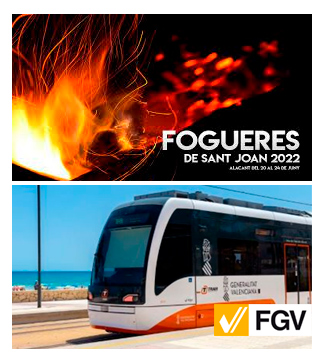 Reducción de hasta el 50 por ciento de las tarifas de FGV en Alicante
