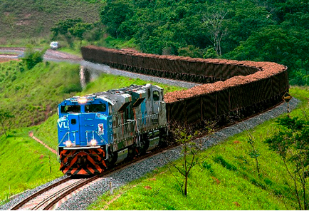 R�cord de transporte por ferrocarril de productos agr�colas en Brasil, en doce a�os