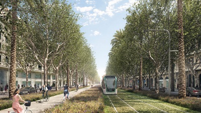 A licitaci�n la segunda fase de la conexi�n del tranv�a por la Diagonal