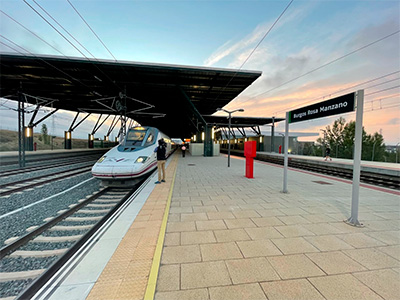 Inaugurado el nuevo tramo de alta velocidad Venta de Ba�os-Burgos