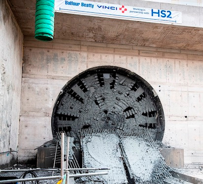 Calado el primer t�nel del proyecto  brit�nico de alta velocidad HS2