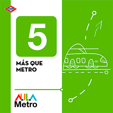 Metro de Madrid amplía el programa educativo Aula Metro