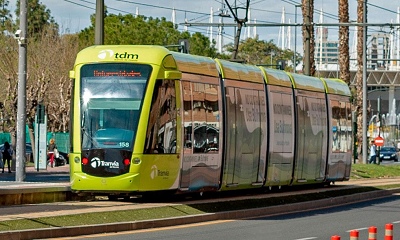 Nuevo r�cord de pasajeros en el tranv�a de Murcia en septiembre