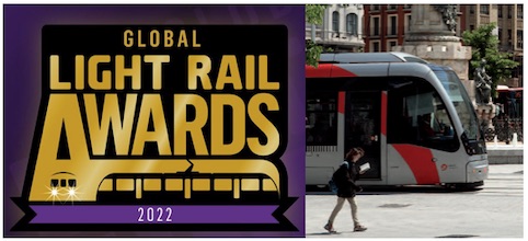 Premio Global Light Rail Awards para las�Jornadas Escolares del Tranv�a de Zaragoza 