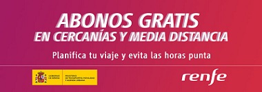 Renfe emite 2 millones de abonos gratuitos en dos meses