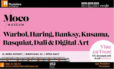 Acuerdo de Renfe con Moco Museum en Barcelona 