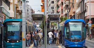 R�cord de viajeros en el Tranv�a de Tenerife en noviembre