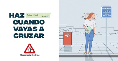 Nueva campaña de seguridad vial de Metro Ligero Oeste 