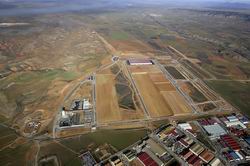 Avanzan las obras de construcci�n del nuevo acceso ferroviario a la Plataforma Log�stica de Teruel  