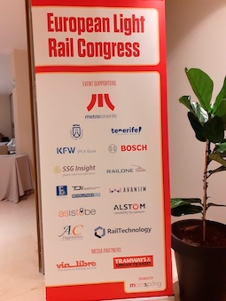 Ayer se clausur� el European Light Rail Congress de Tenerife