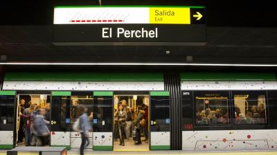 El Metro de Mlaga encadena dos jornadas rcord de viajeros desde su llegada al centro