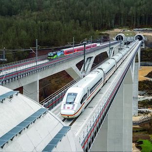 Los Ferrocarriles Alemanes dejan atr�s los n�meros rojos de la pandemia