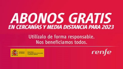 Renfe emite 2.160.000 abonos gratuitos y de Avant bonificados en el primer trimestre de 2023
