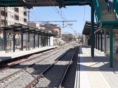 En servicio la estaci�n provisional de Sant Feliu de Llobregat