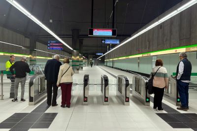 Dieciocho ofertas para las obras del primer tramo de prolongaci�n del Metro de M�laga al nuevo hospital