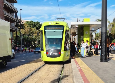 El tranv�a de Murcia bate un nuevo r�cord: 729.811 usuarios en marzo