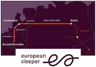 European Sleeper inaugura el primer servicio de coches cama entre Bruselas y Berln 