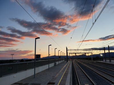 Implantaci�n del ancho est�ndar en el entorno de la estaci�n de La Granada, en Barcelona