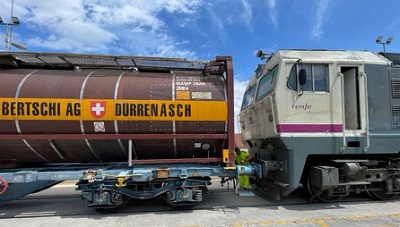 Nuevo servicio semanal de Bertschi y Renfe Mercanc�as�entre Vila-seca y Barcelona 