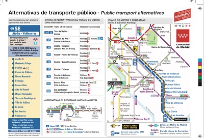 Metro de Madrid instalar va en placa en la lnea 1 entre Sol y Valdecarros
