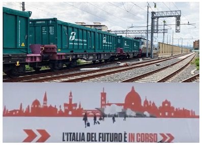Reciclaje de la tierra excavada en las obras de alta velocidad en Florencia