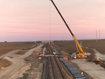 Nueva fase en la renovaci�n de la l�nea Zafra-Huelva