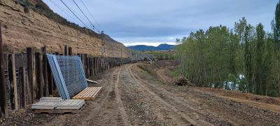 �ltima fase de las obras de mejora en la infraestructura a su paso por Haro