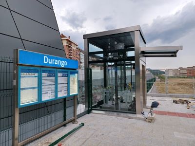 En servicio el ascensor principal de la estaci�n de Durango